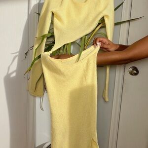 Beginning Boutique Sunny Yellow Maxi Dress